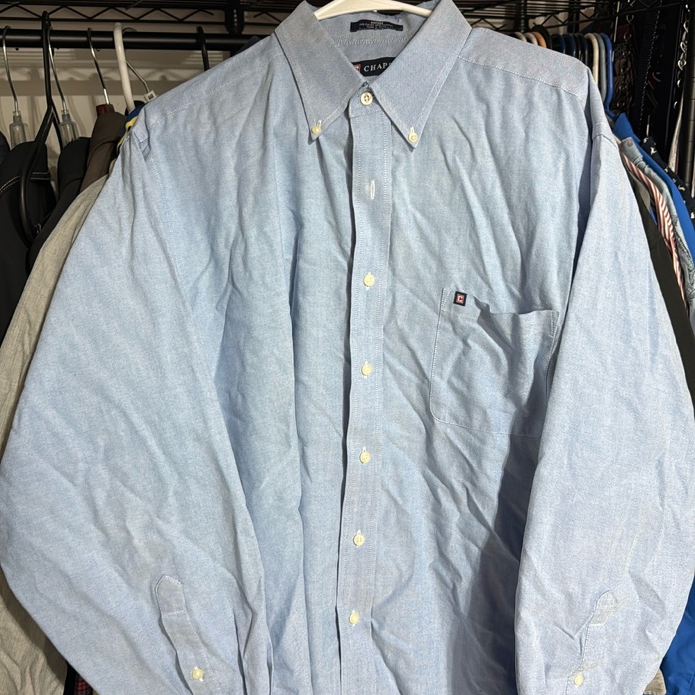 Chaps long sleeve button up dress shirt